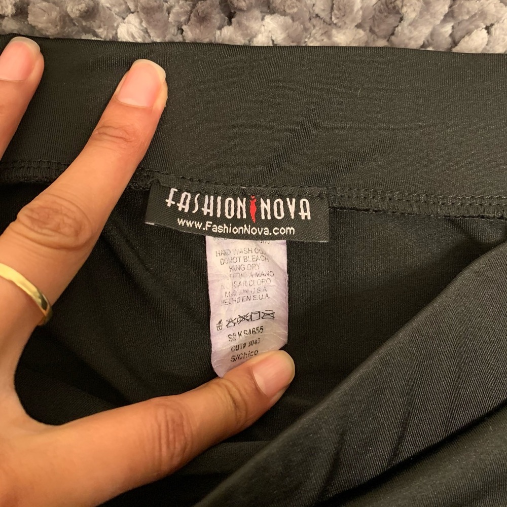 Black Full Length Pencil Skirt